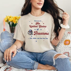 United States of Firearms 2nd Amendment Shirt | Patriotic Gun Rights Tee, Freedom and Liberty Gift for Him, Dad, Veteran, Second Amendment immagine 8