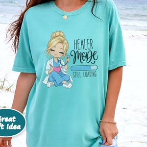 Future Nurse Shirt, Cute Nurse Gift, Student Nurse Tee, Nurse In Progress, Healer Mode Loading, Graduation Gift for RN image 9