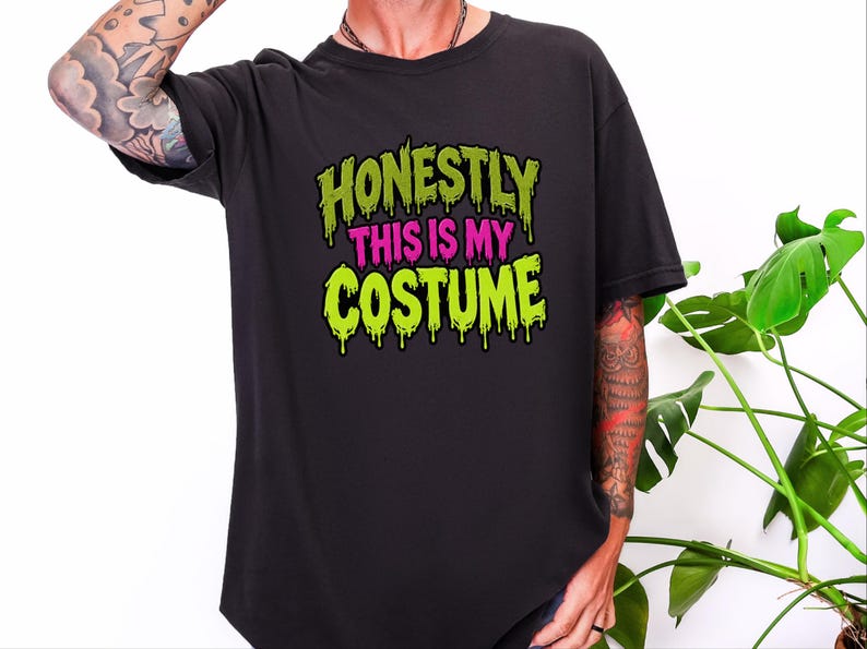 Lazy Costume Shirt, Halloween Movie Tee, Funny Slogan Tee, Sarcastic Halloween Costume Shirt, Lazy Costume Party image 7