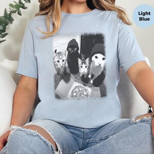 Funny Cat Shirt | Cat Doorbell Pizza Box Tee, Feline Graphic Apparel image 2