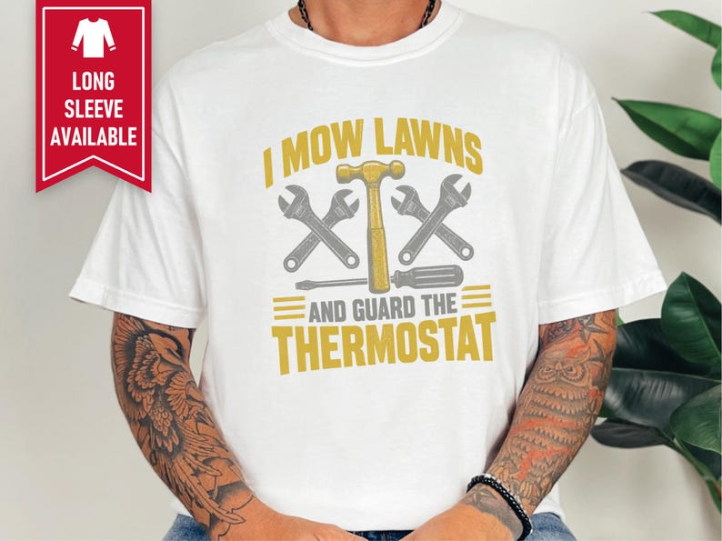 Lawn Care Shirt, Funny Dad Joke Tee, Handyman Gift For Men, Grass Cutting T Shirt, Father Day Gift image 4