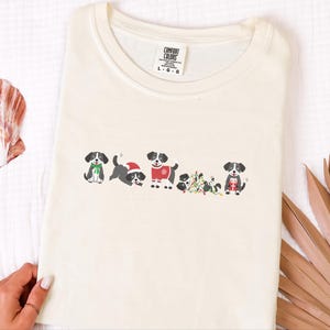 Christmas Dog Shirt, Holiday Pet Shirt, Christmas Dog Lover Gift, Festive Dog Owner Tee image 7