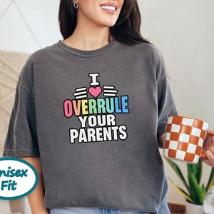 Funny Uncle Shirt, Overrule Your Parents Gift, Cool Aunt Tee, Funcle Hoodie, Favorite Auntie Sweatshirt, Sarcastic Family Joke Top Bild 8