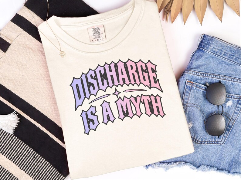 Frauenarzt-Shirt, Sarkastisches Hexen-T-Shirt, Humorvolles Geschenk für die Zeit nach der Geburt, Ausfluss ist ein Mythos, Gothic-Girl-Shirt Bild 8