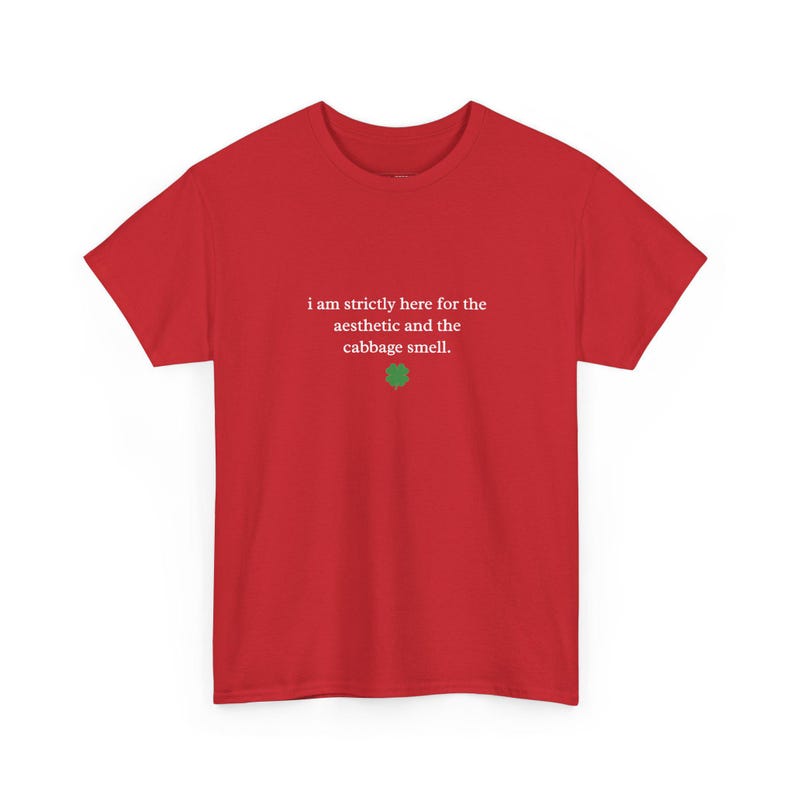 St Patricks Day Shirt with Sarcastic Humor - Funny Irish Tee for Cabbage Aesthetic and Party Shenanigans - Novelty Adult Drinking Apparel image 1