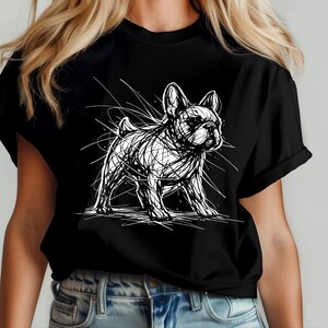French Bulldog Shirt | French Bulldog Sketch Tee | Frenchie Lover Pet Owner Apparel image 8