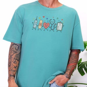 School Nurse Shirt, Pediatric Nurse Gift, Healthcare Worker Shirt, Registered Nurse Tee, Medical Professional Gift image 4