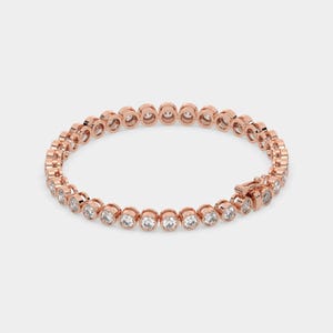 5.0 MM Certified VVS1 Ideal Cut Moissanite Tennis Bracelet All Sizes,Tennis bracelet moissanite,tennis bracelet,tennis bracelet for women