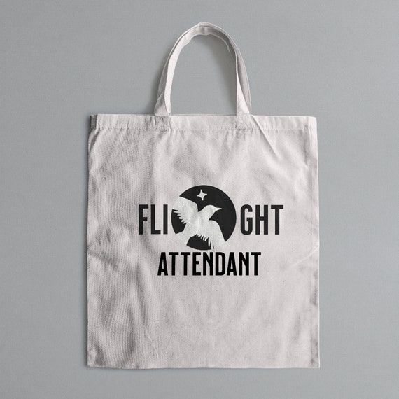Flight Attendant Tote Bag Etsy UK