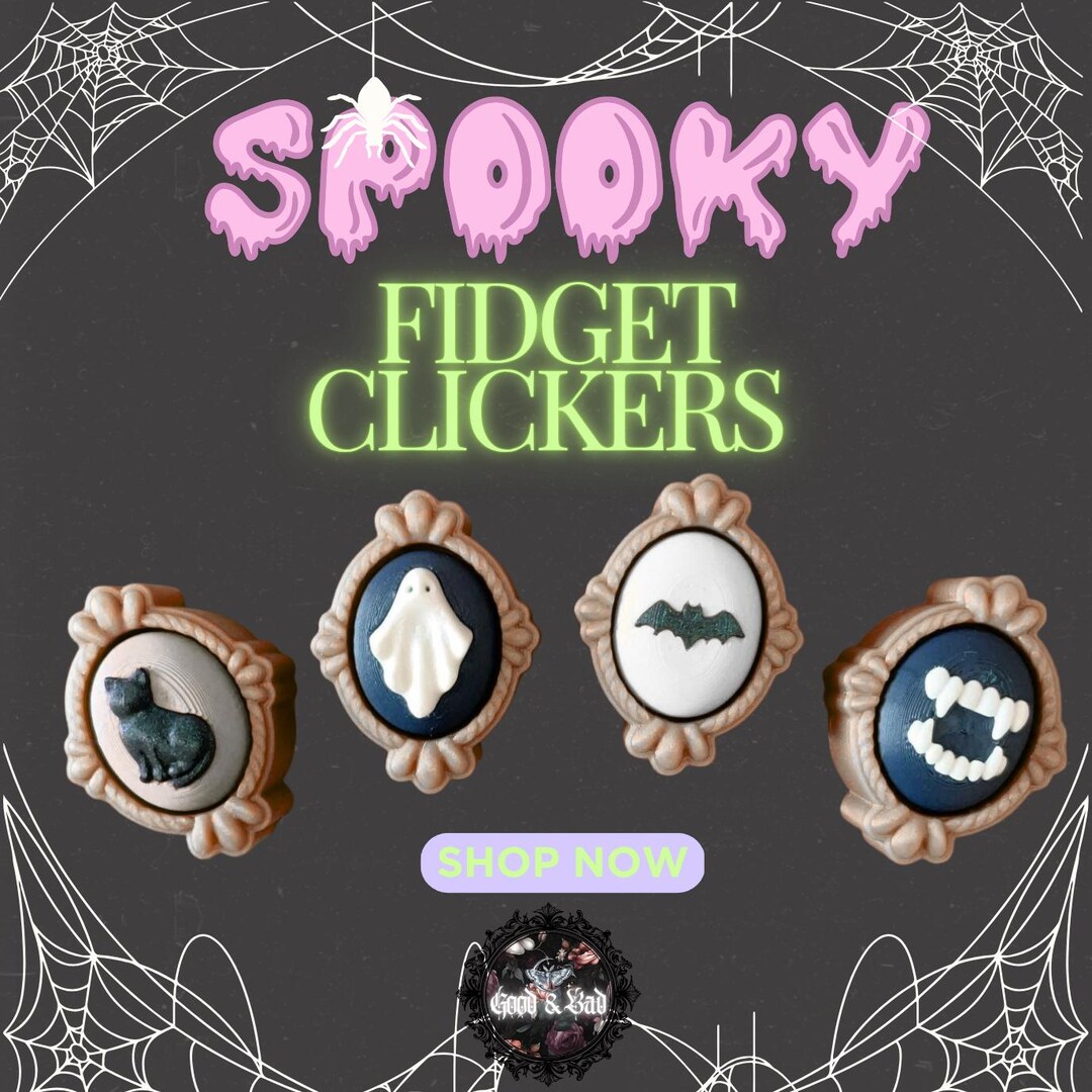Spooky Frame Fidget Clicker - Etsy