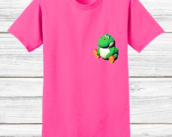 Multi Colored Beeg Yoshis Short Sleeve T-shirt Unisex Adult Fun