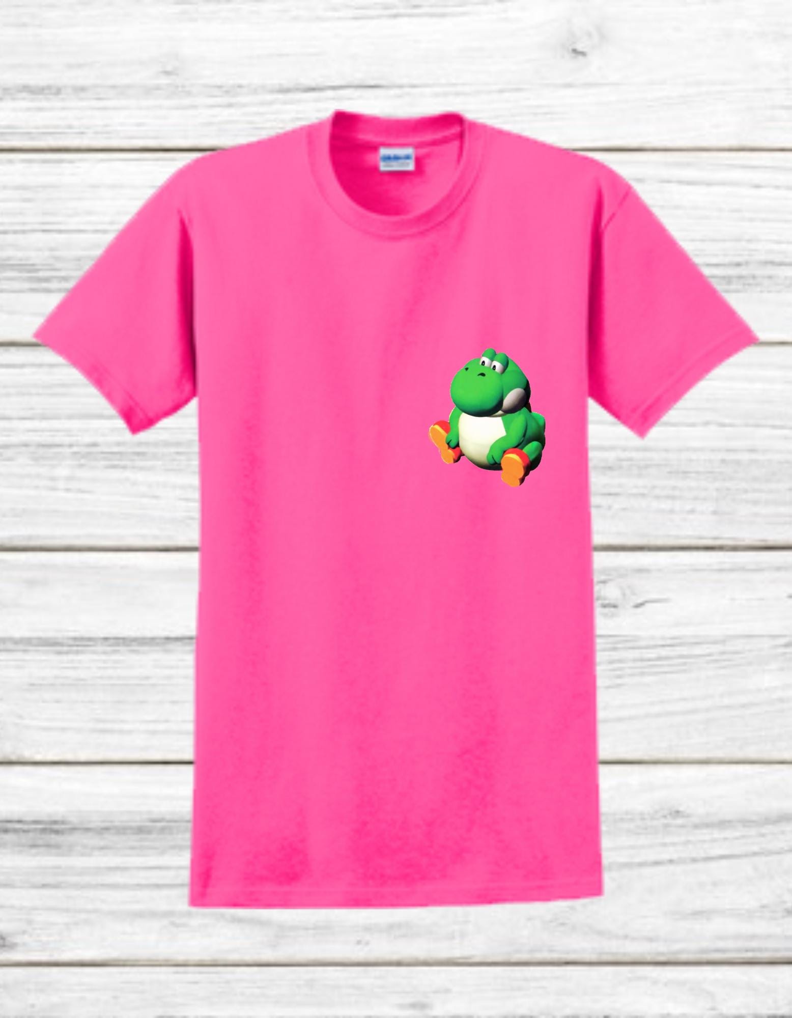Multi Colored Beeg Yoshis Short Sleeve T-shirt Unisex Adult Fun