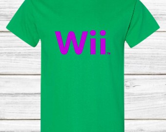 00S Nintendo Wii Logo T-shirt Official game L | eBay