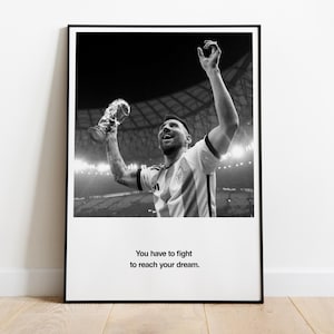 Lionel Messi | A4 A3 A2 A1 | Fine Art Poster Print