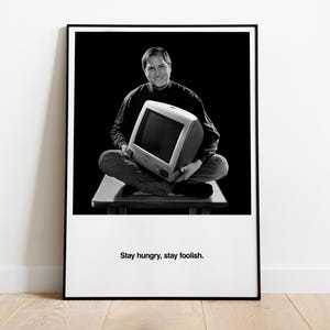 Steve Jobs | A4 A3 A2 A1 | Fine Art Poster Print