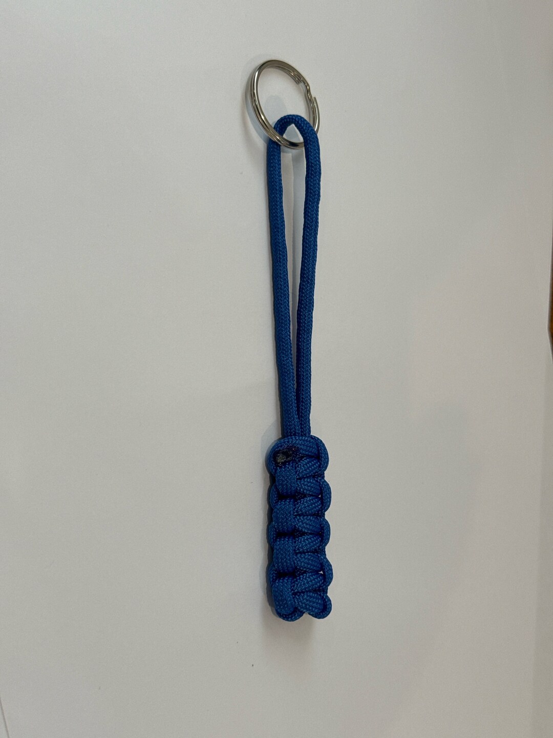 Dark Blue Paracord Keychain - Etsy