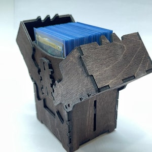 Boîte de deck Commander pour cartes à jouer, Magic the Gathering, Yugioh, Pokemon, MTG - 100 cartes avec pochettes, boîte de jeu de cartes