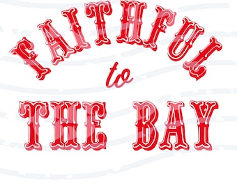 Trouw aan de baai | San Francisco-voetbal | Digitale bestanden | SVG | PNG | Pdf