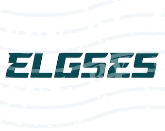 ELGSES | Philadelphia Football | Eagles | Digital Files | SVG | PNG | PdF | JPeG