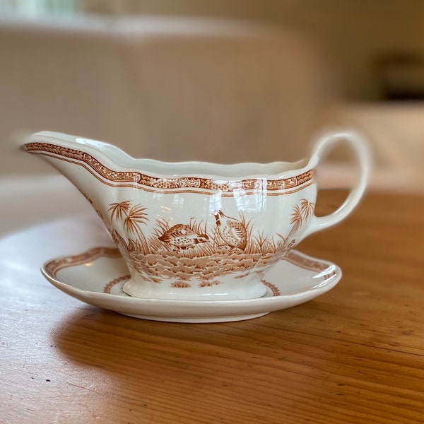 Vtg Furnival England Gravy Boat