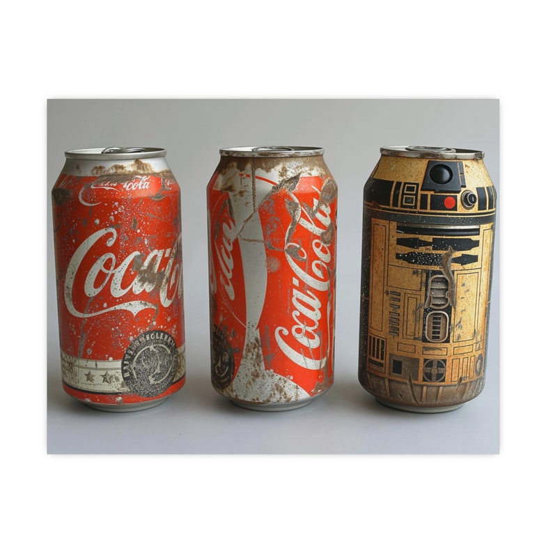 R2D2 Star Wars Coca Cola Poster - Etsy