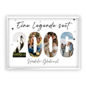 Collage del 19esimo compleanno | 2006| Personalizzato | Fai regali creativi | Regalo fotografico | Regalo dell'ultimo minuto da stampare | PDF