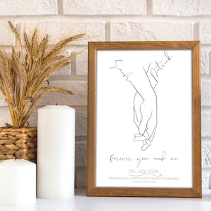Regalo di nozze | Mano nella mano | Personalizzato | Fai da te | Realizzazione di regali in denaro per matrimoni | Regalo per la sposa e lo sposo | Scarica il pdf
