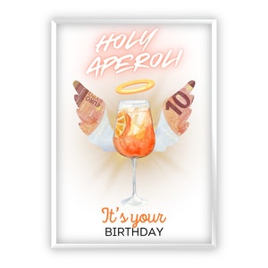 Regalo creativo in denaro per il compleanno | Santo Aperitivo | Regalo dell'ultimo minuto da stampare | PDF