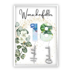 Compleanno regalo in denaro | Regala soldi in modo creativo | 18esimo compleanno | esauditore di desideri | Regalo dell'ultimo minuto da stampare | PDF