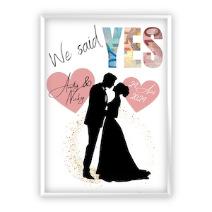 Regalo in denaro per il matrimonio | appena sposato | Sposi | Personalizzato | Fai da te | Fai regali di nozze | Scarica il pdf