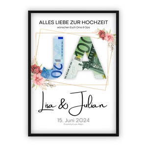 Wedding money gift | YES | Personalizable | DIY | Make money for wedding gifts | PDF Download
