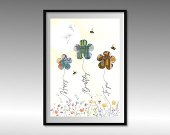 Money gift for a birthday | A4 | Give money away creatively | wish fulfiller | Last minute gift to print yourself | PDF