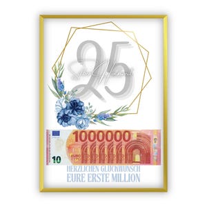 Cash gift for silver wedding anniversary | Creative money gifts | Wish fulfillment | 25th wedding anniversary | Silver wedding anniversary | 25 years of marriage | PDF