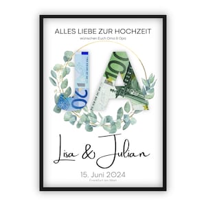 Wedding money gift | YES | Personalizable | DIY | Make money for wedding gifts | PDF Download