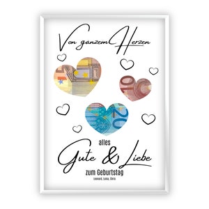 Regalo di compleanno in denaro I regalo di compleanno sessanta divertente | regalo di compleanno rotondo denaro personalizzato I PDF Scarica