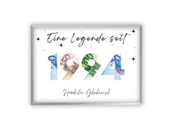 Personalisiertes Weinglas Zum 31. Geburtstag Für Frauen – Vintage 1994, Graviert, Geschenkidee