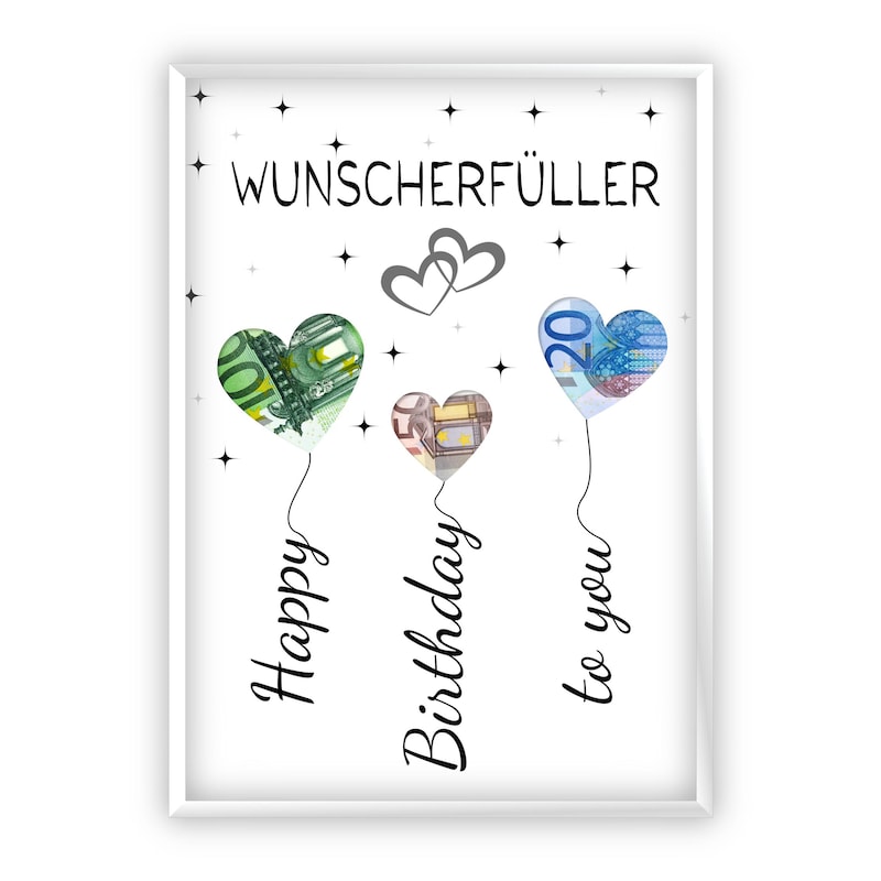 Wunscherfüller vorlage Etsy.de