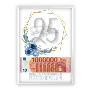 Cash gift for silver wedding anniversary | Creative money gifts | Wish fulfillment | 25th wedding anniversary | Silver wedding anniversary | 25 years of marriage | PDF