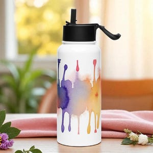 Personalized Insulated Stainless Steel Water Bottle with Name – Custom Engraved Sports Bottle for Kids & Adults