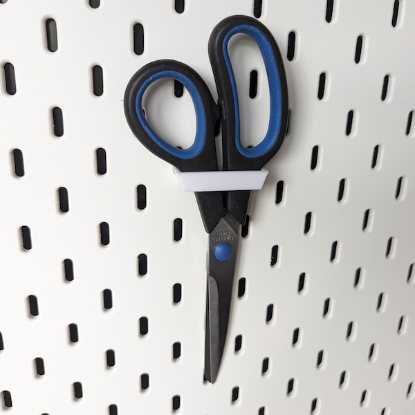 Ikea Skadis Scissors Holder | Ikea Skadis Accessories, Peg Board Add On, Storage Organiser