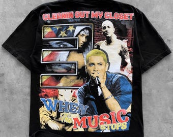 Vintage Eminem Show T-shirt Rap Tee Bootleg Marshall Mathers Vintage Eminem Show T-shirt Rap Tee Bootleg Marshall Mathers