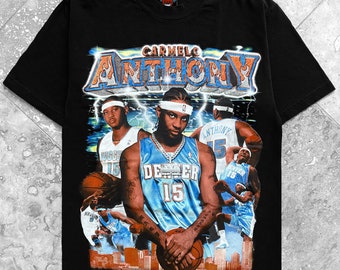 T-shirt Carmelo Anthony Denver Nuggets Bootleg vintage Rap T-shirt