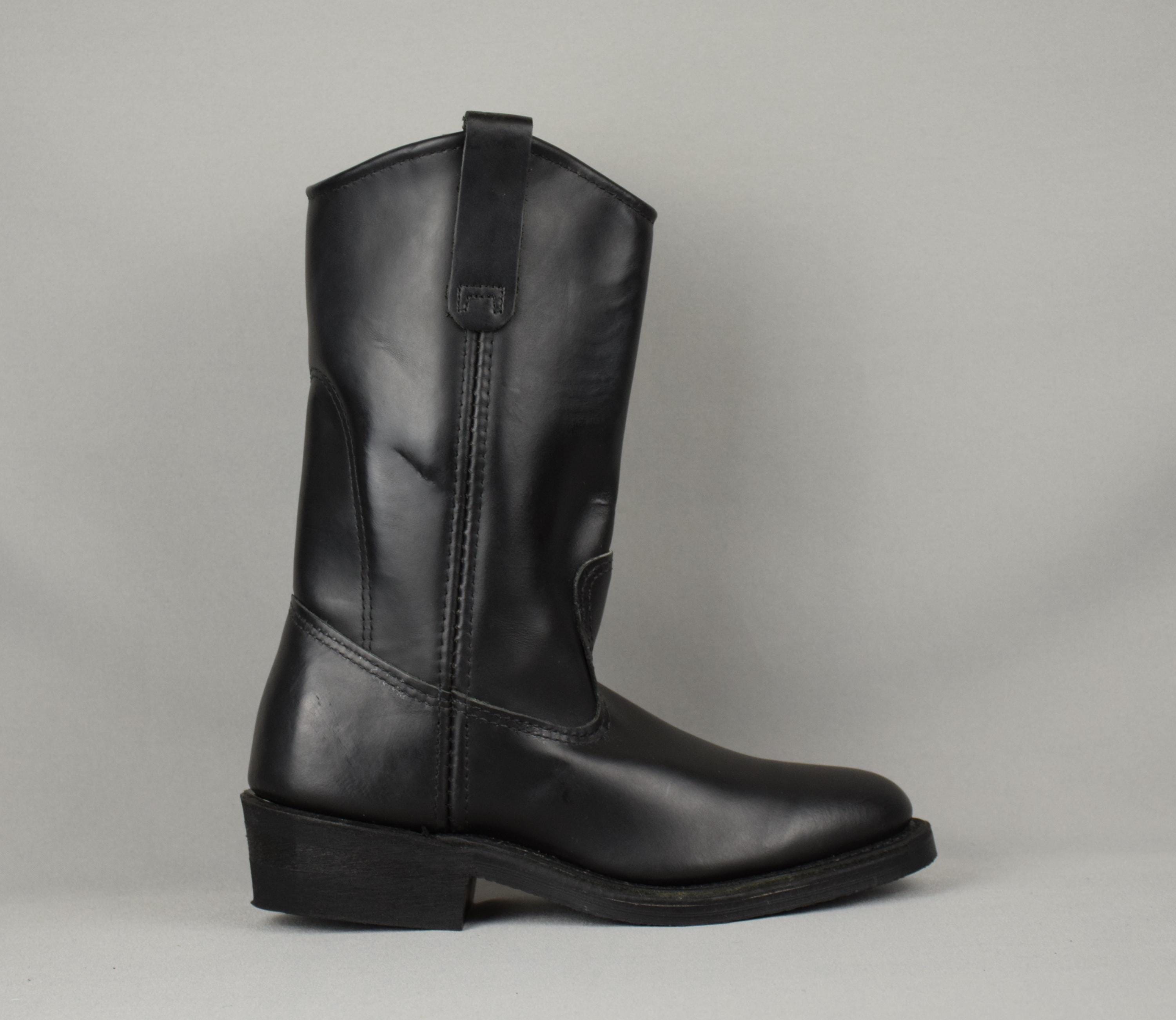 RED WING SHOES 8155 ブラックワークブーツ Vintage Red Wing Shoes 8155 Engineer Leather Women's Black Boots