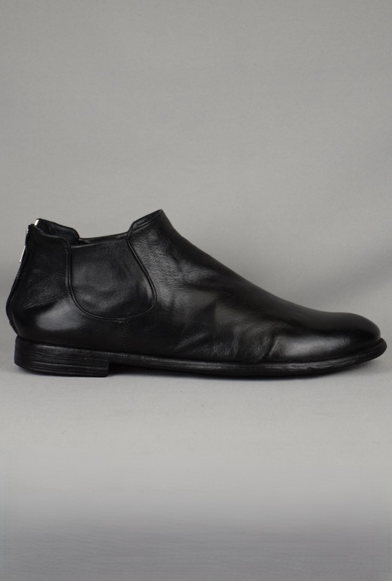 Rare Officine Creative Arc 511 Men’s Black Leather Chelsea Boots Dress Shoes— Italy EU 43 · US 10 · UK 9