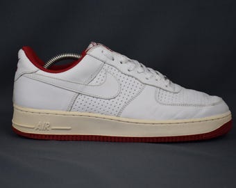 Ulta-Rare ATMOS x NIKE Air Force 1 AF1 Low Top Leather White Сollectible Vintage Sneakers US 9.5 uk 8.5 eu 43