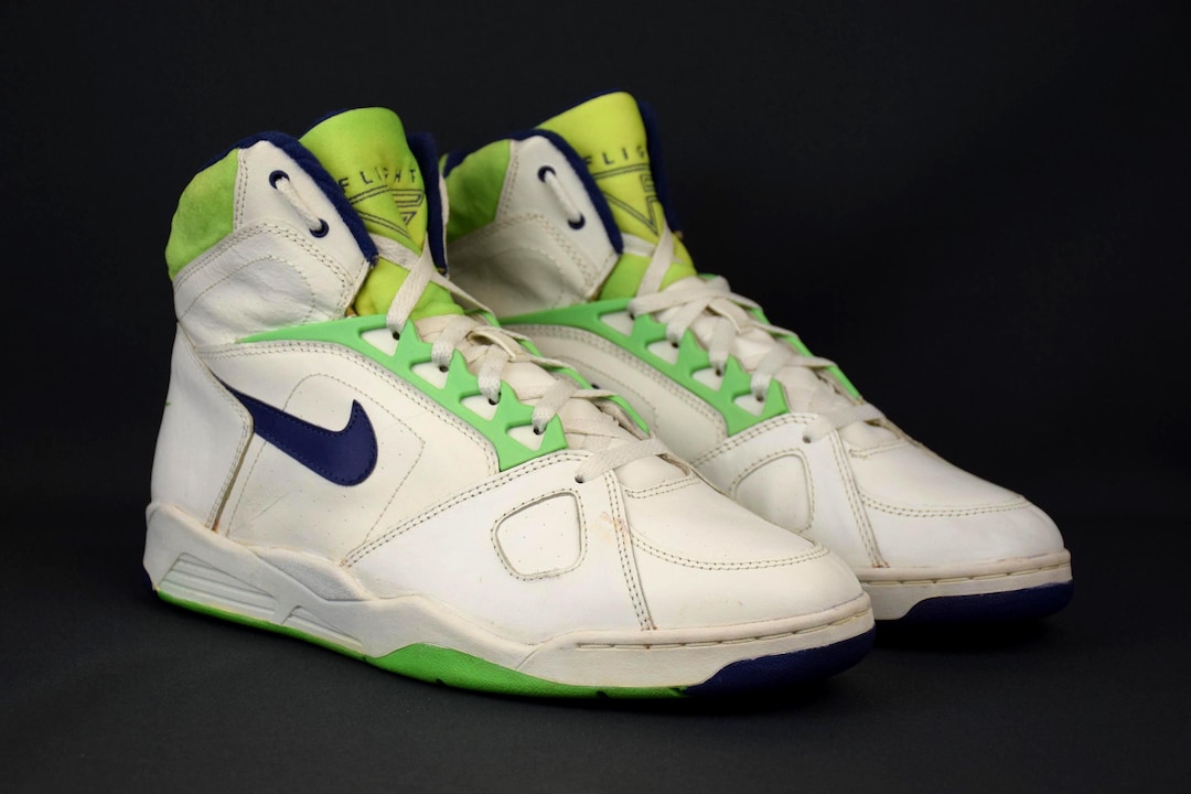 Super Rare Nike Air Sabre Flight High Vintage Basketball Sneakers