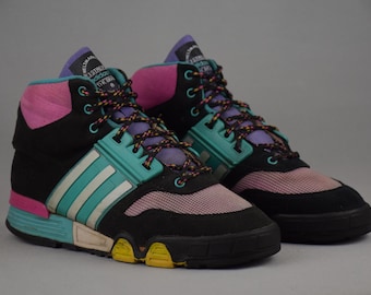 Botas de senderismo Adidas, calzado unisex, estilo vintage de los años 80, fabricadas en Corea, talla EE. UU. 7,5, talla Reino Unido 7,5, talla UE 41 1/3