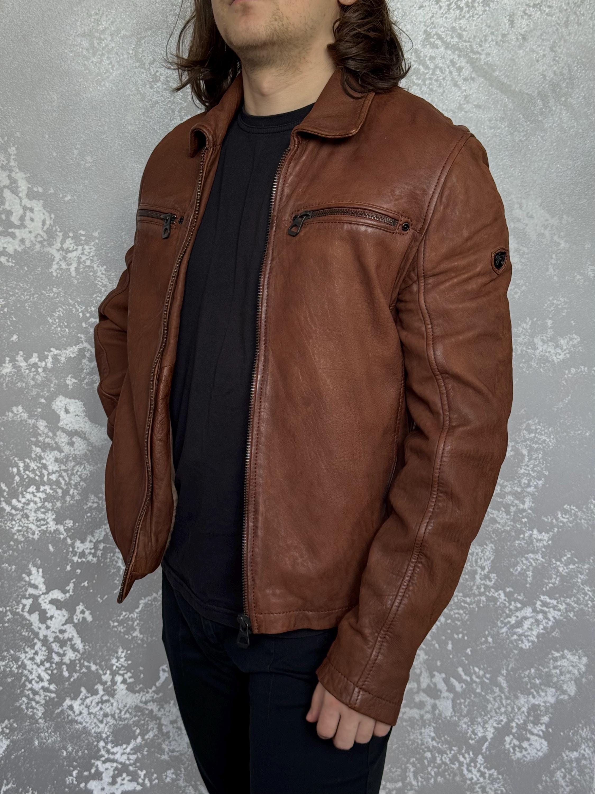 ジャケット・アウター GIPSY hoodie lether jacket Gipsy Leather Jacket - Etsy