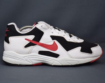 Very Rare Nike Air Proton Vintage Men's Sneakers Black & White Leather Mesh Shoes US 10 UK 9 EU 44