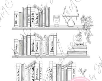 Elsie Silver Book Checklist: Coloring Page (Digital Download)